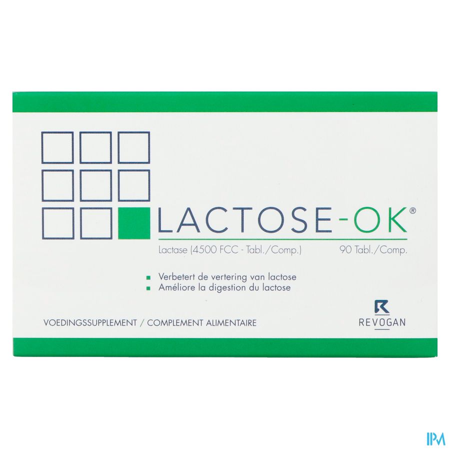 Lactose-ok Comp 90 Revogan