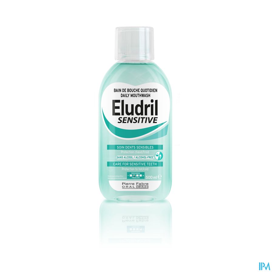 Eludril Sensitive - Bain de bouche quotidien soin dents sensibles