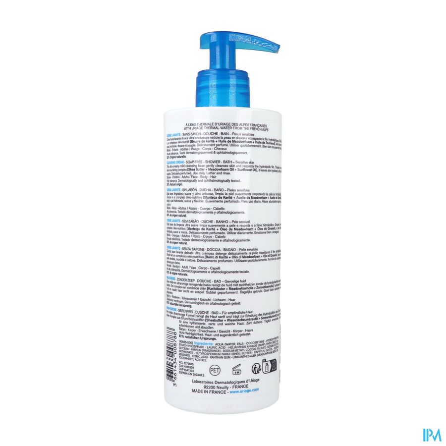 Uriage Creme Lavante 500ml