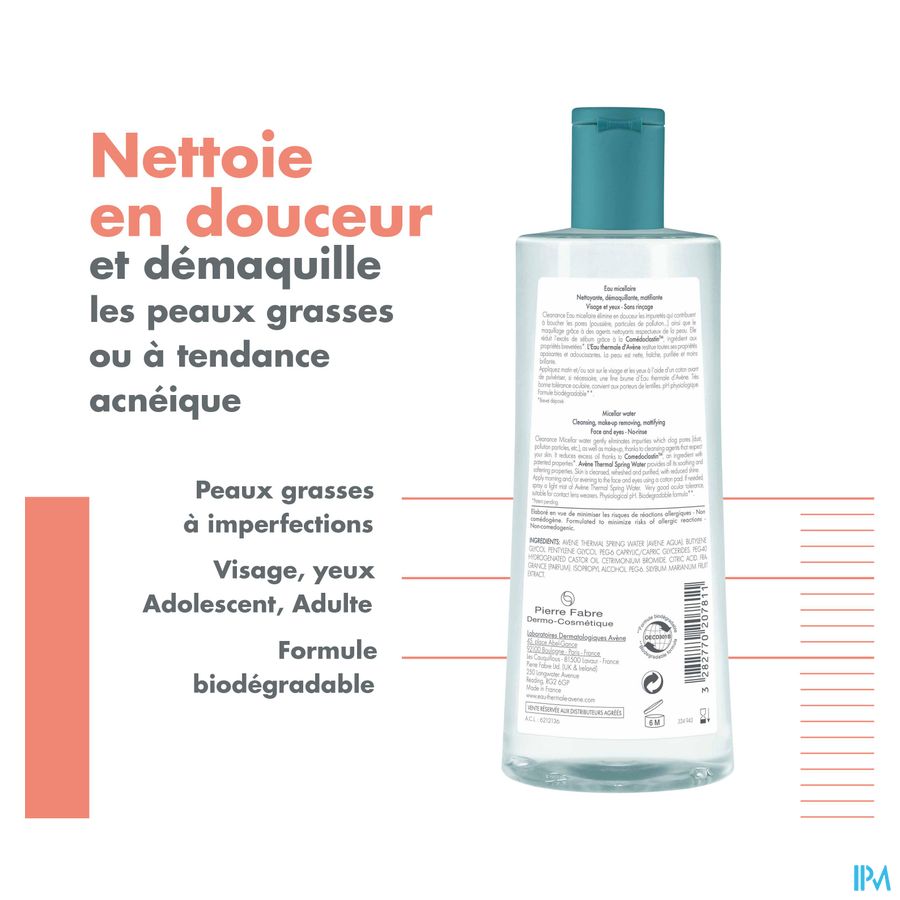 Eau Thermale Avène - Eau micellaire Cleanance