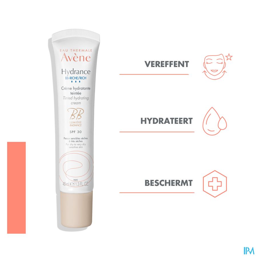 Eau Thermale Avène - Crème hydratante teintée Hydrance BB-RICHE