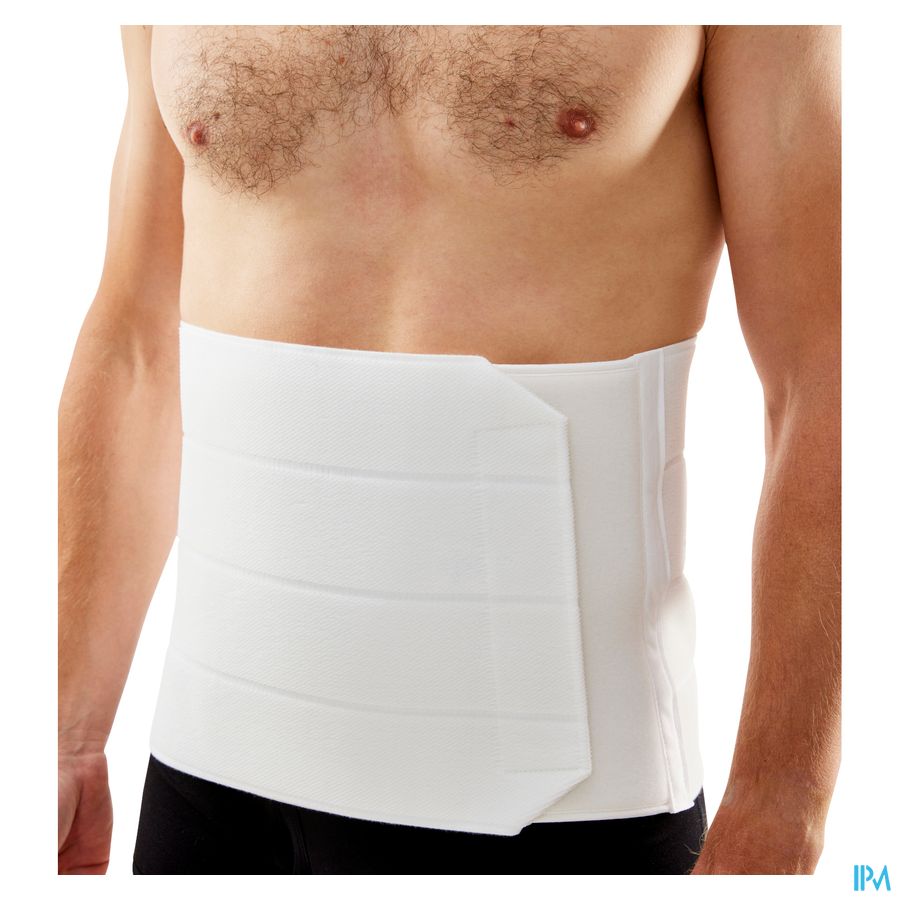 LUMBOTA  SOFT  4 BANDES  HAUTEUR 26 CM BLANC \  MEDIUM = 85/105CM