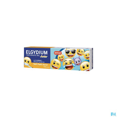 ELGYDIUM Junior EMOJI arôme Tutti Frutti Dentifrice 7 à 12 ans – Dentifrice enfant