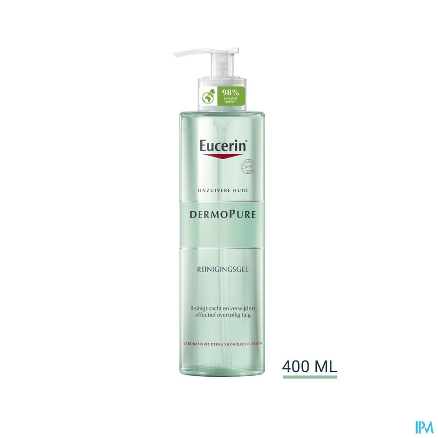 DermoPure Gel Nettoyant Acné Peau à Imperfections avec pompe 400ml