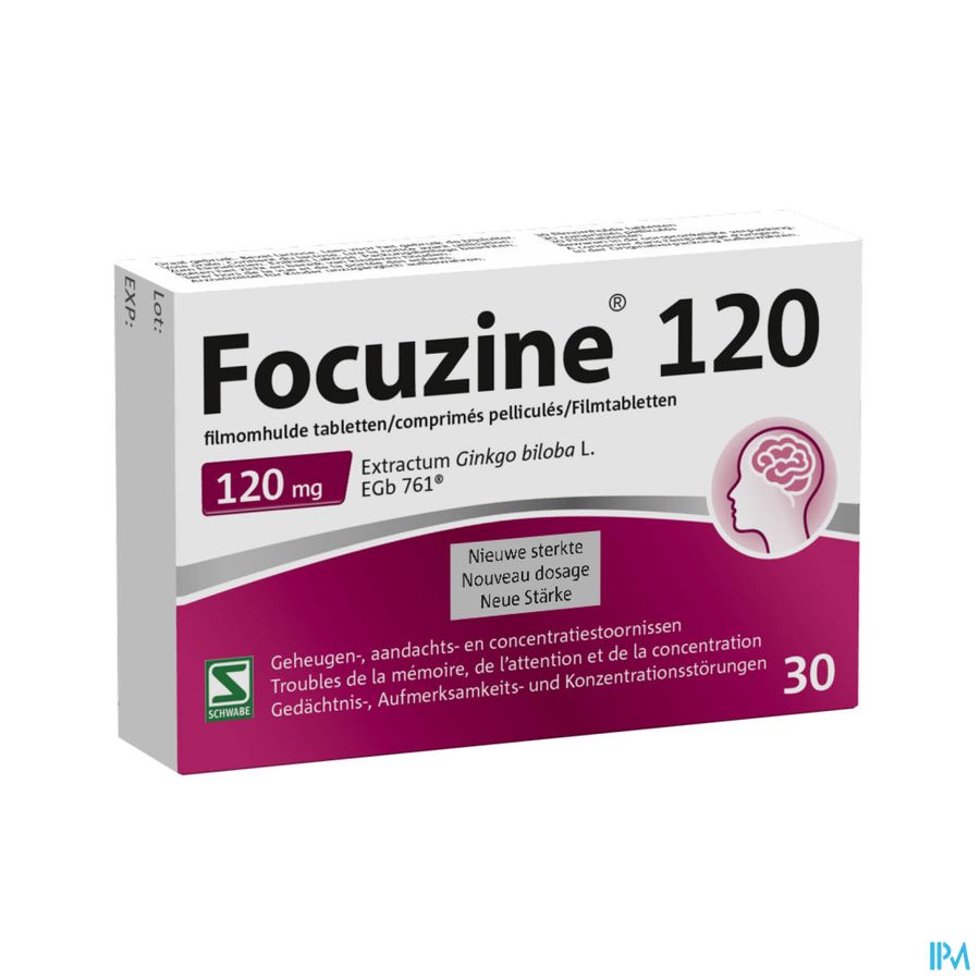 Focuzine® 120 mg 30 comprimés