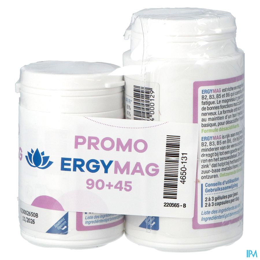 Ergymag Caps 90+45 Promopack