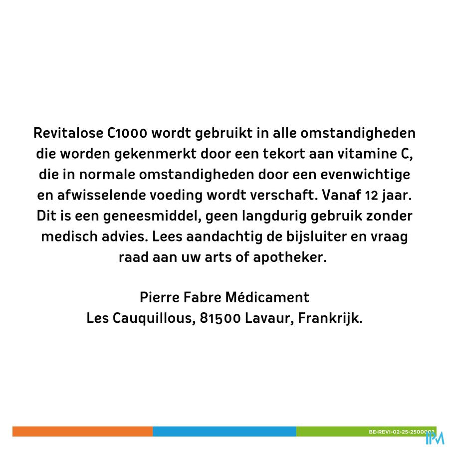 REVITALOSE® C 1000, solution - vitamine C, acides aminés