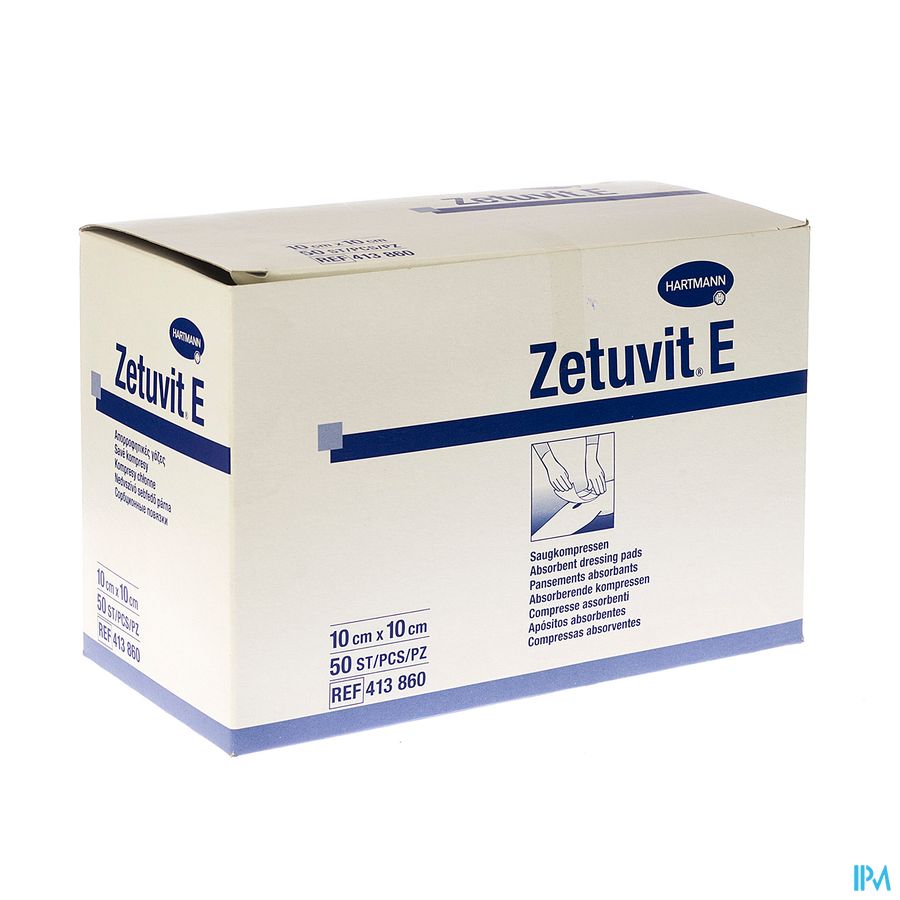 Zetuvit E 10x10cm Nst. 50 P/s