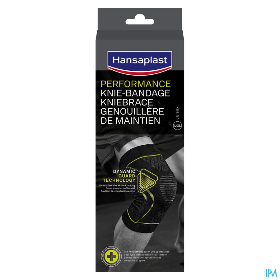 Hansaplast Bandage Sport Genou Noir