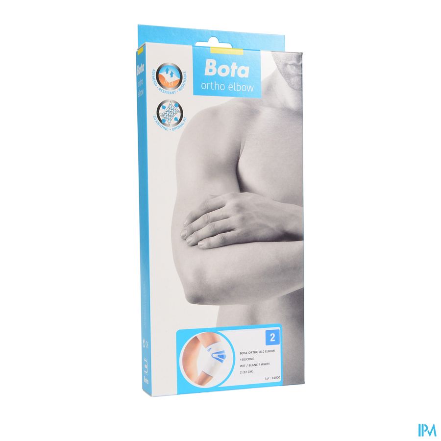 BOTA ORTHO ELBOW 810 +SILICONE BLANC \ 2 = 22 cm