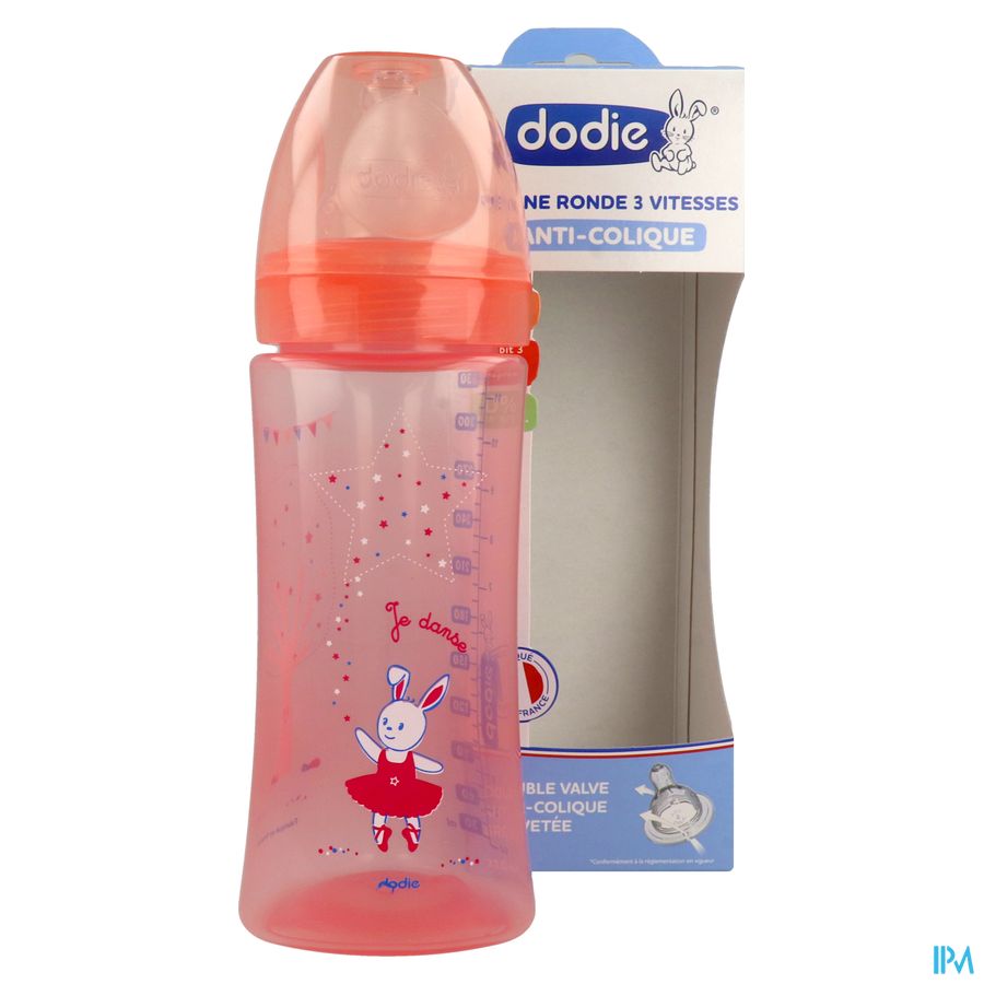 Dodie Biberon Initiation+ Rose Danseuse 330ml