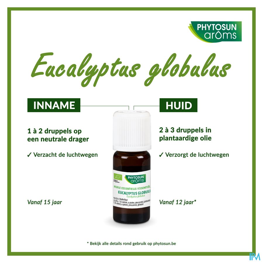 Phytosun® Eucalyptus Globulus Bio 10ml Be2