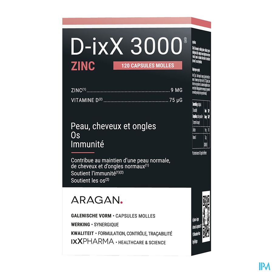 D-ixx 3000 Zinc Softcaps 120