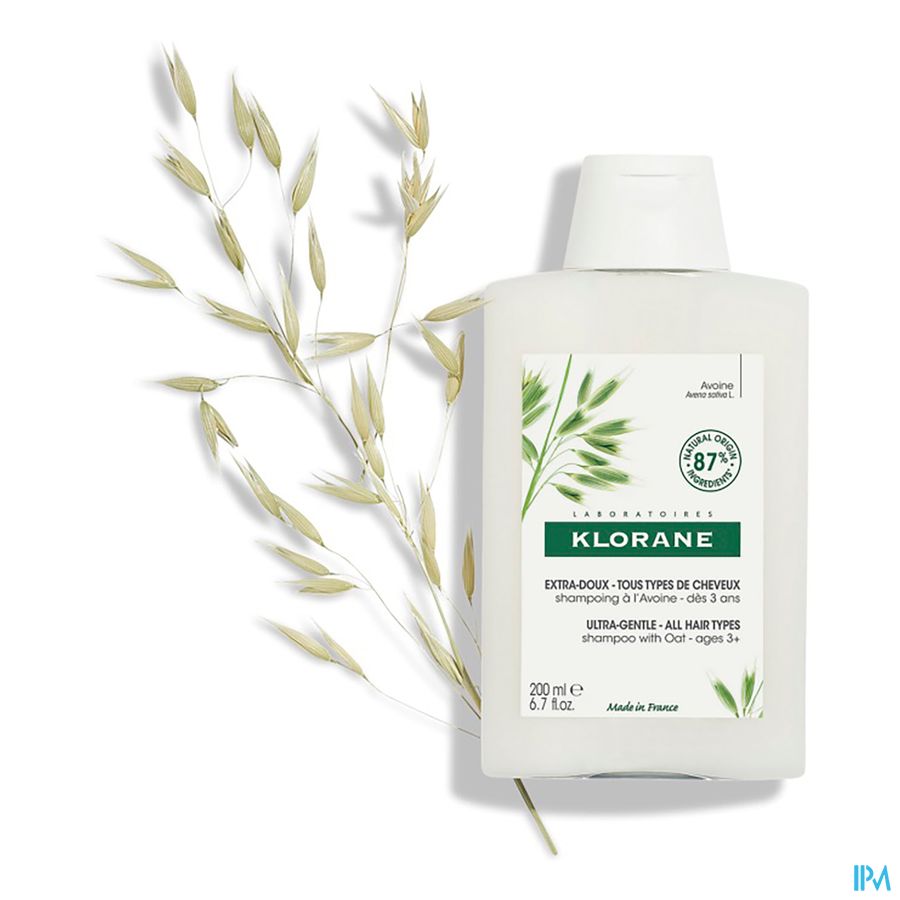 Klorane - Extra-doux Shampoing à l'Avoine - Tous types de cheveux