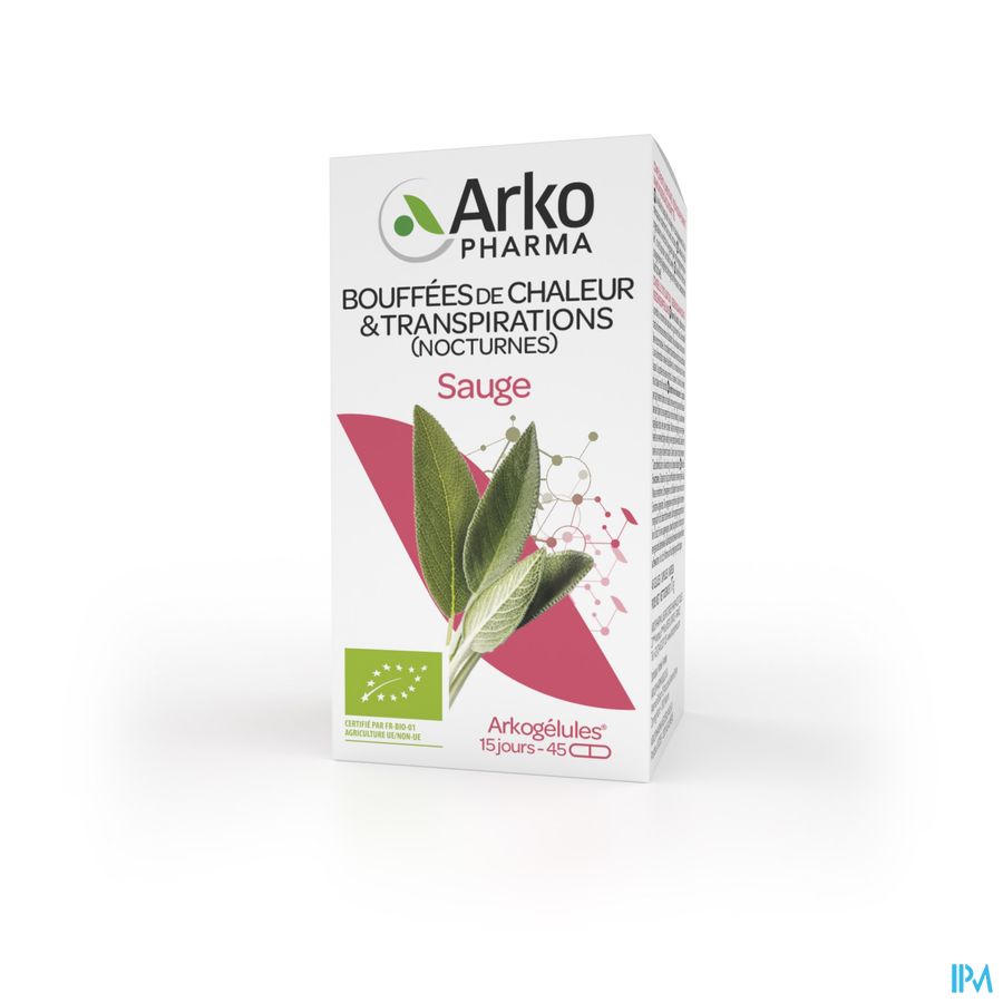 Arkogelules Sauge Bio Caps 45 Nf