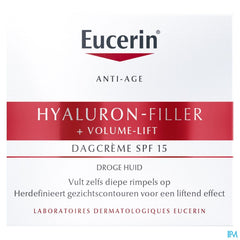 Hyaluron-Filler + Volume-Lift Soin de Jour SPF 15 Peau Sèche Anti-Rides & Anti-Âge Pot 50ml
