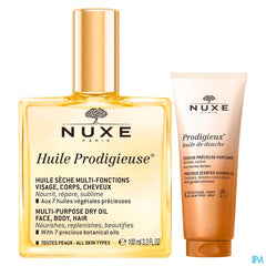 Nuxe Huile Prodigieuse 100ml+ Huile Douche 30ml