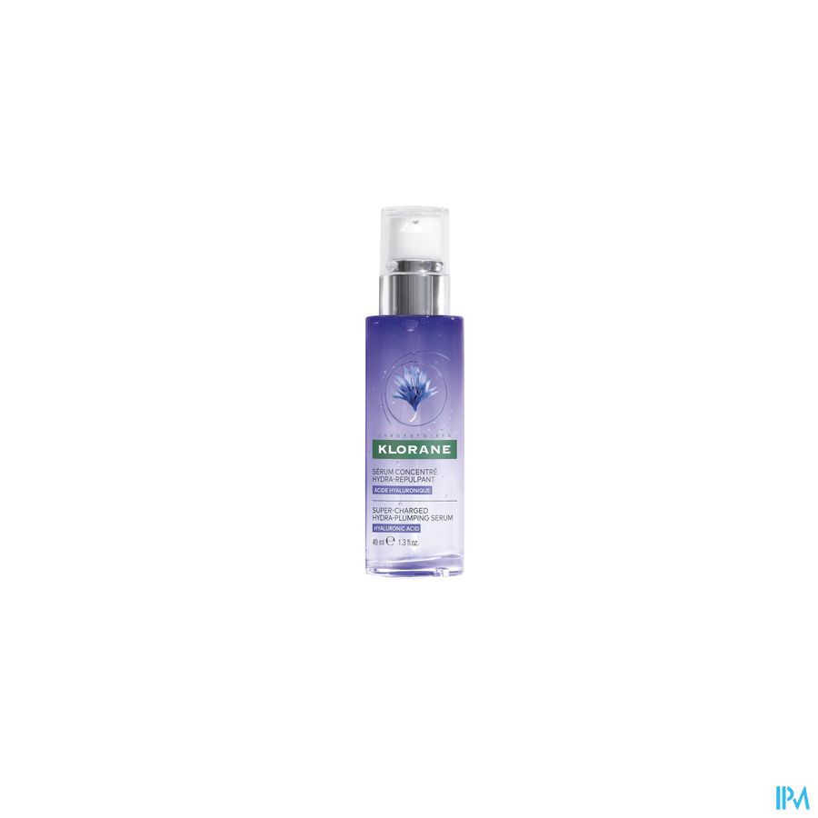 Klorane - Sérum Réveil tonique au Bleuet BIO et Acide hyaluronique - Visage, cou et contour des yeux