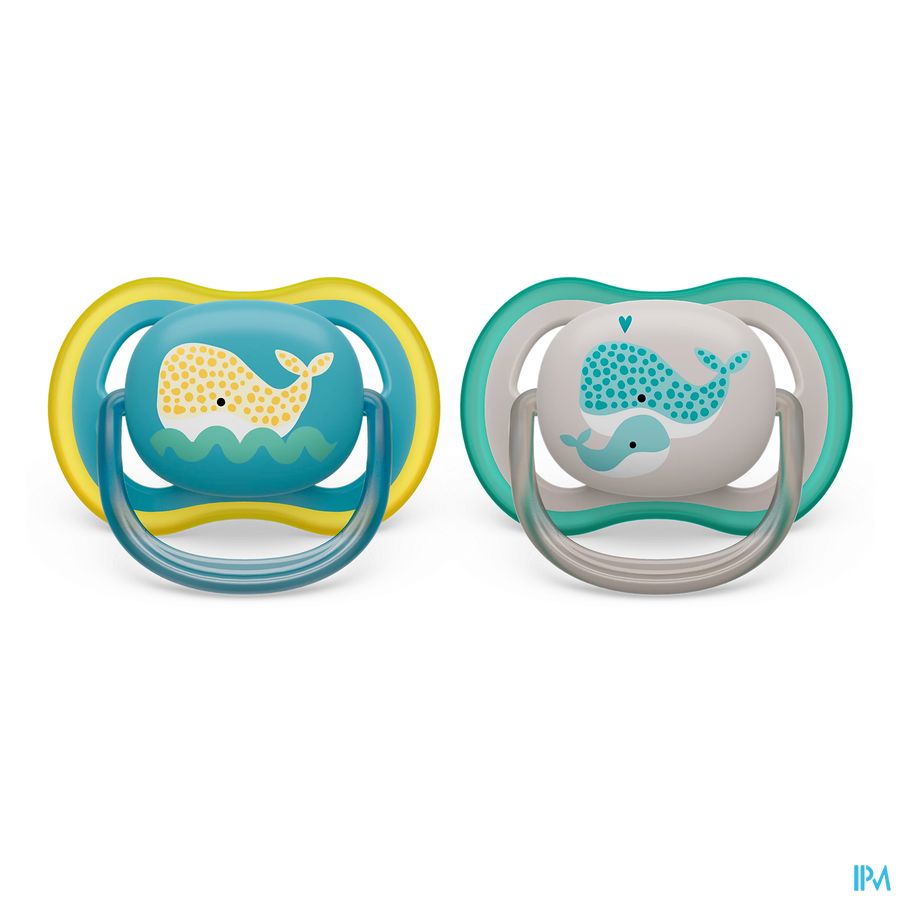 Philips Avent Sucette +18m Ultra Air Baleine 2