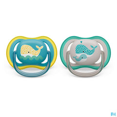 Philips Avent Sucette +18m Ultra Air Baleine 2