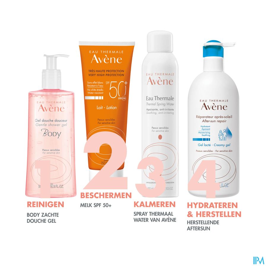 Eau Thermale Avène - Lait SPF50+ Soins solaires ORANGE