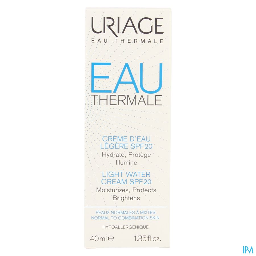 Uriage Eau Thermale Creme Eau Legere Ip20 40ml