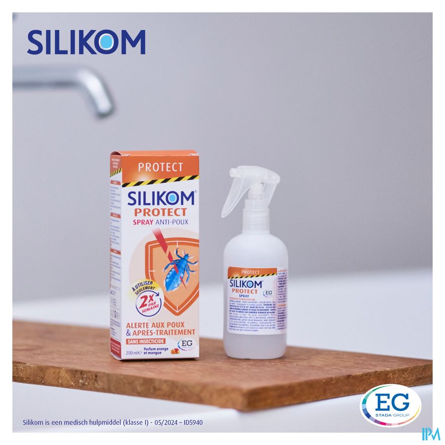 Silikom Protect Lotion A/poux Spray 200ml