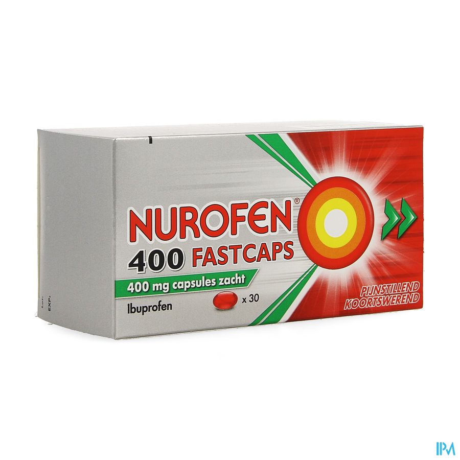 Nurofen 400 Fastcaps Caps 30x400mg