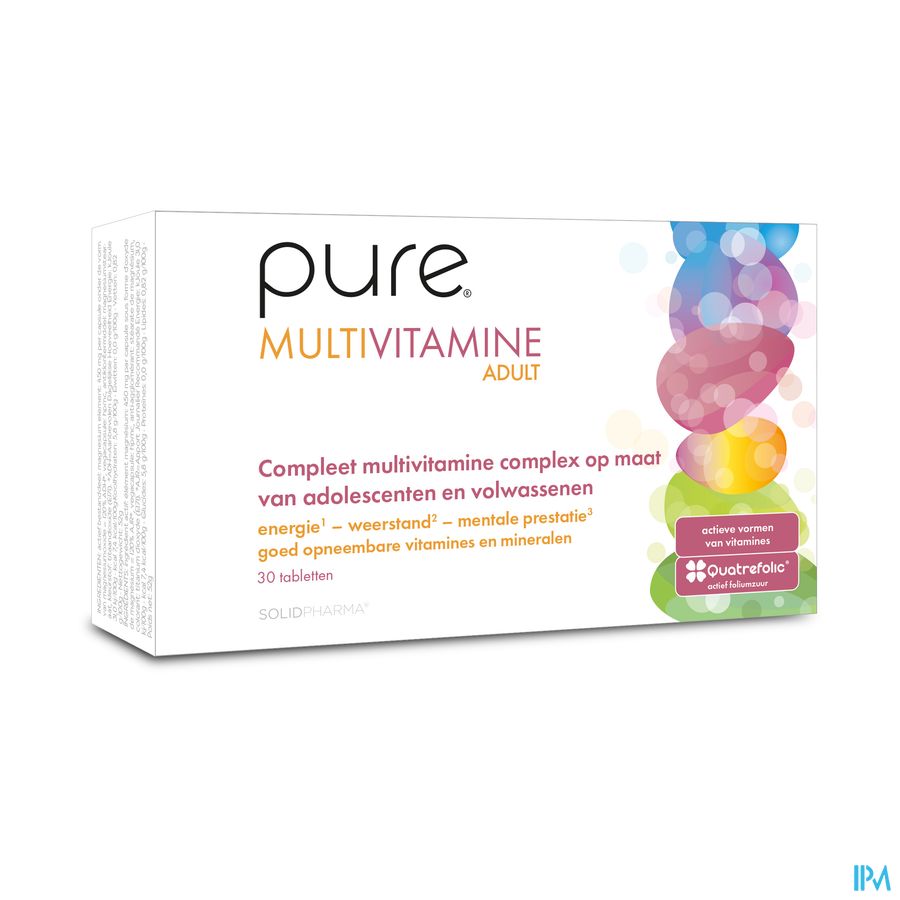 Pure Multivitamine Adult Comp 30
