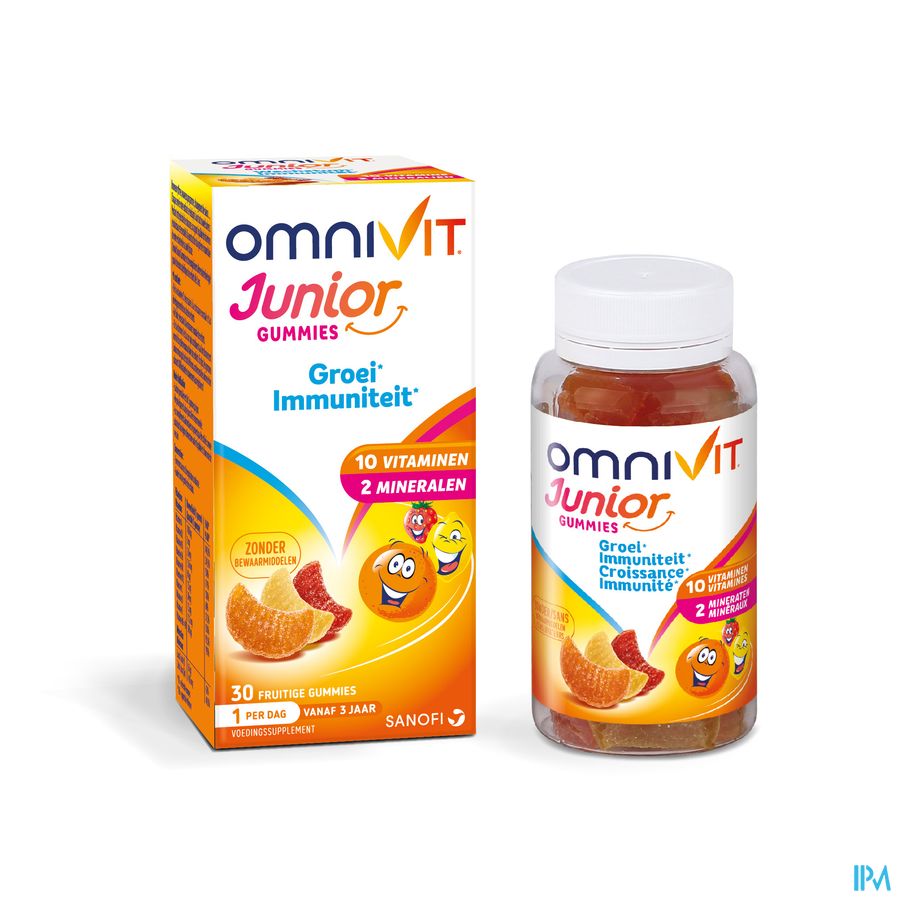 Omnivit Junior 30 gummies - Vitamine Enfant Croissance Immunité