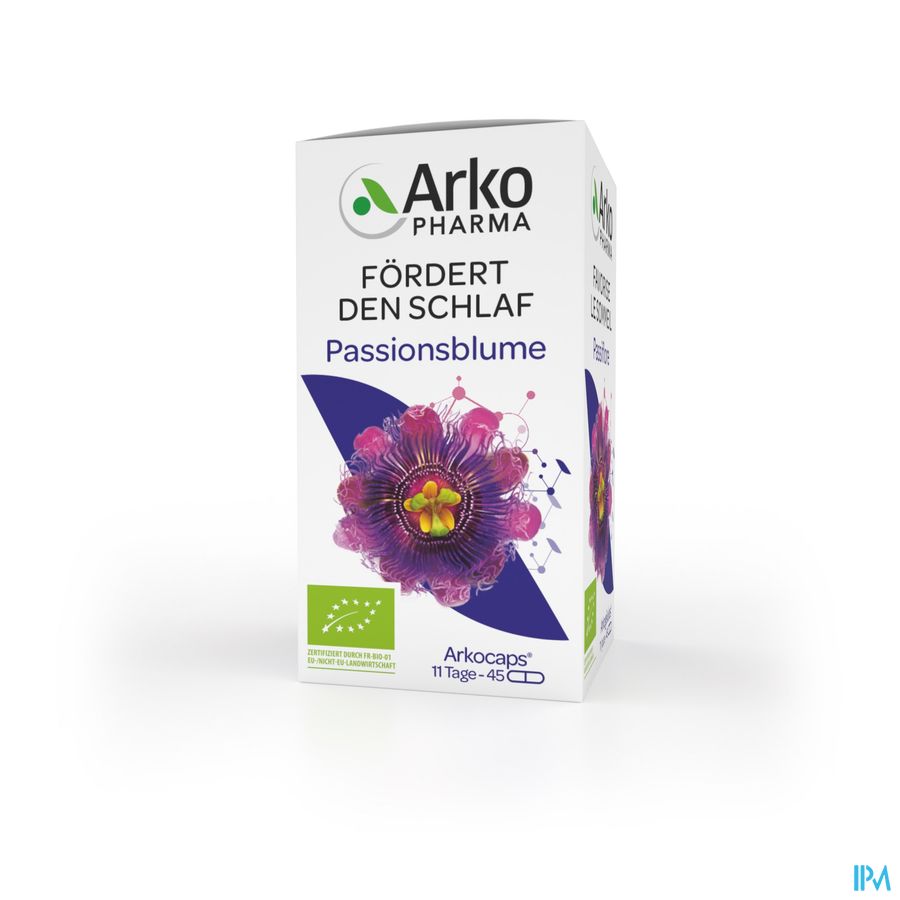 Arkopharma Arkogélules Passiflore Bio Favorise le sommeil 45 gélules