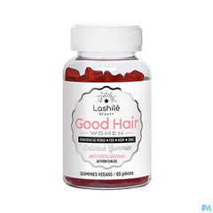 Lashilé GOOD HAIR 60 gummies pour des cheveux plus beaux, plus longs