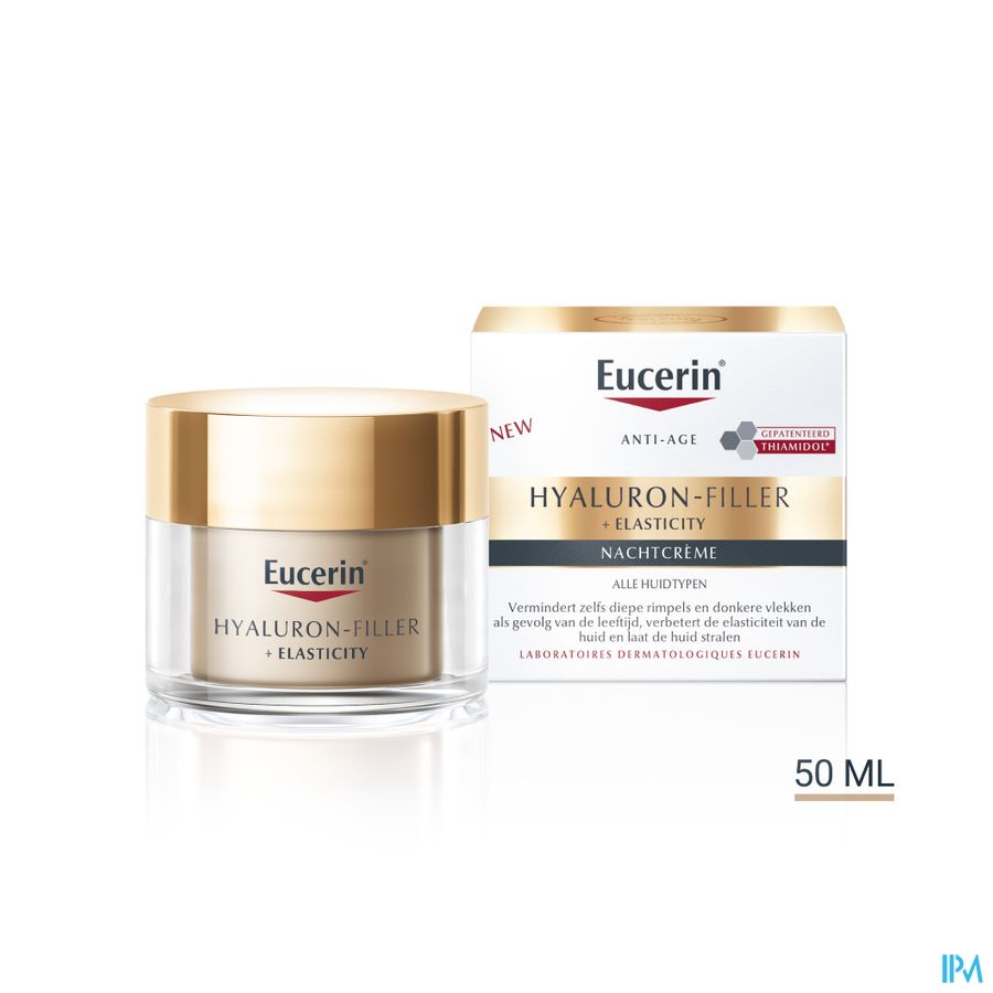 Hyaluron-Filler + Elasticity Soin de Nuit Anti-Rides & Anti-Âge Pot 50ml