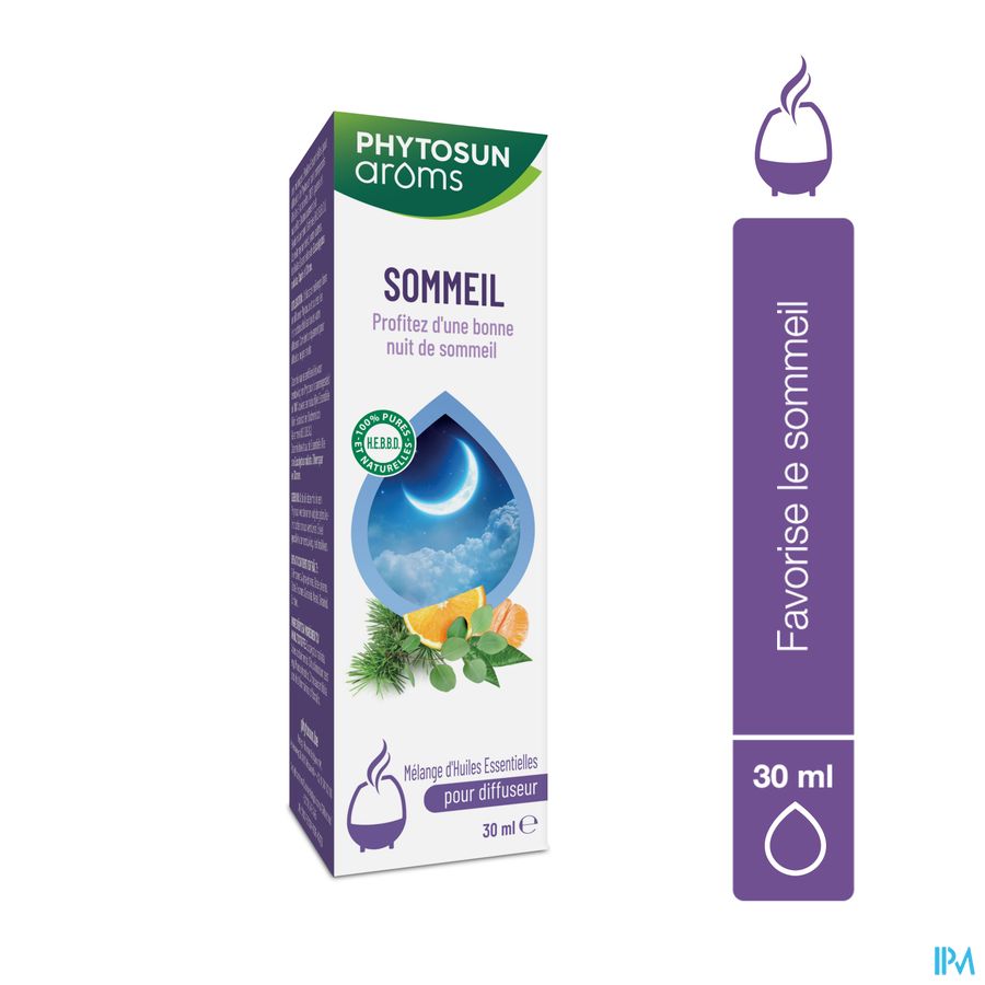 Phytosun® Mélange D’Huiles Essentielles – Sommeil – 30 ml – Favorise Le Sommeil