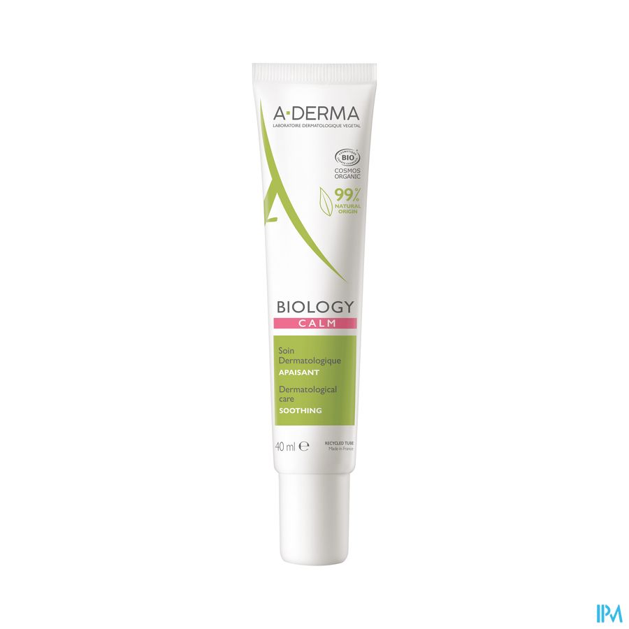 A-DERMA - BIOLOGY CALM SOIN DERMATOLOGIQUE APAISANT - Crème apaisante visage - BIOLOGY