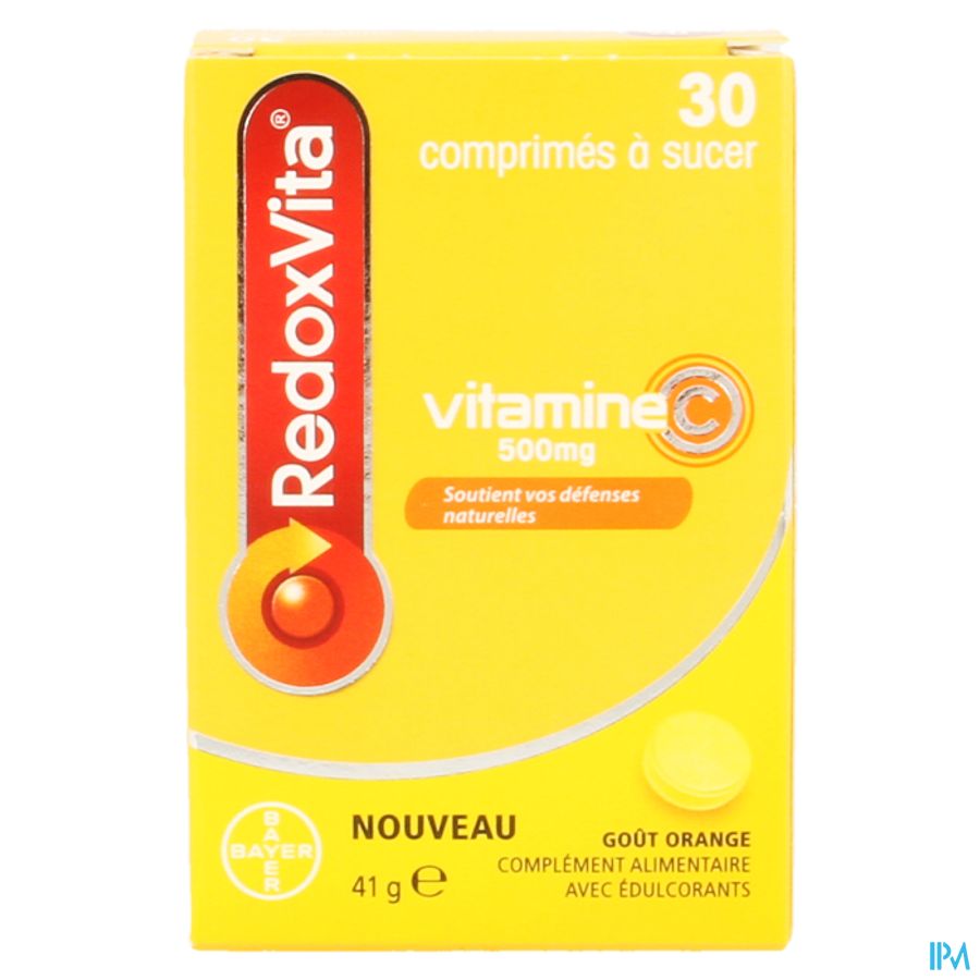 Redoxvita 500mg Orange Comp A Sucer 30