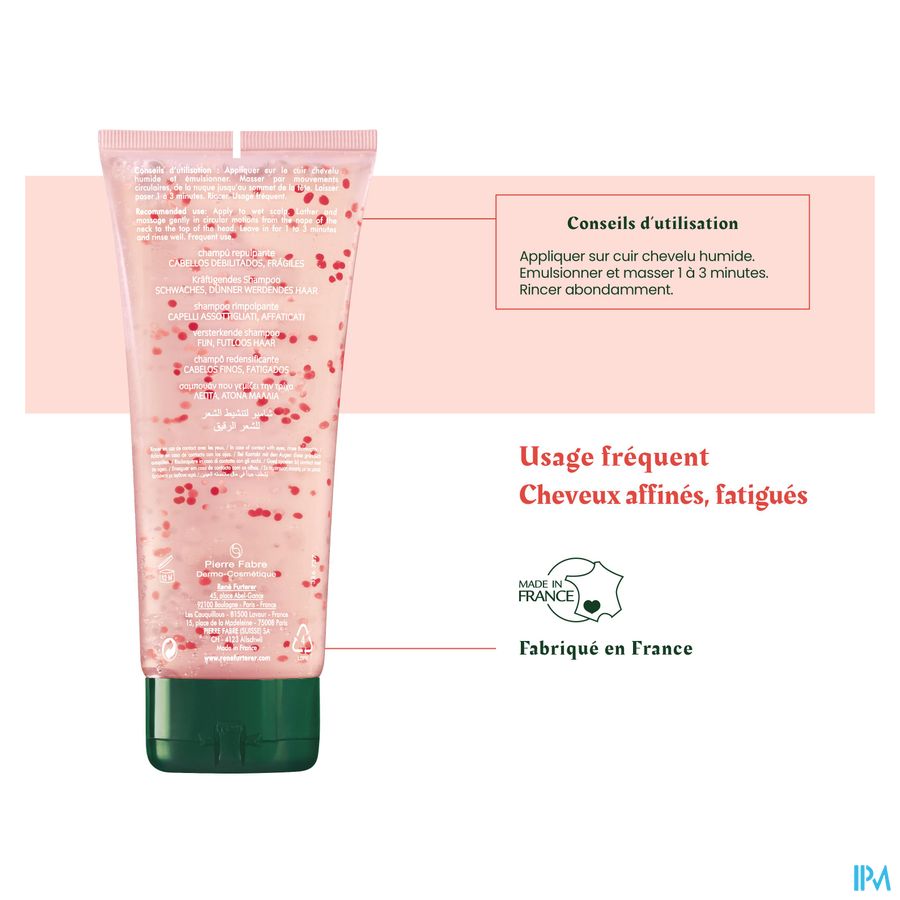 René Furterer - Shampooing repulpant - Shampoing densifiant pro-jeunesse - TONUCIA NATURAL FILLER