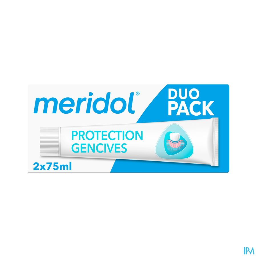 meridol Protection Gencives Dentifrice 2x75ml