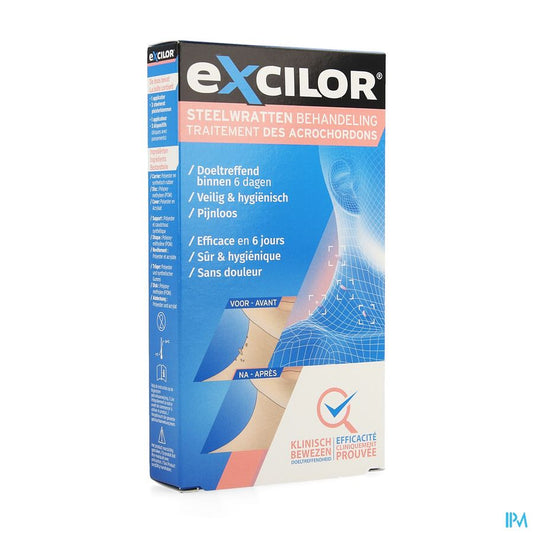 Excilor Traitement des Acrochordons 3 pansements - efficace en 6 jours, sûr, hygiénique & sans douleur