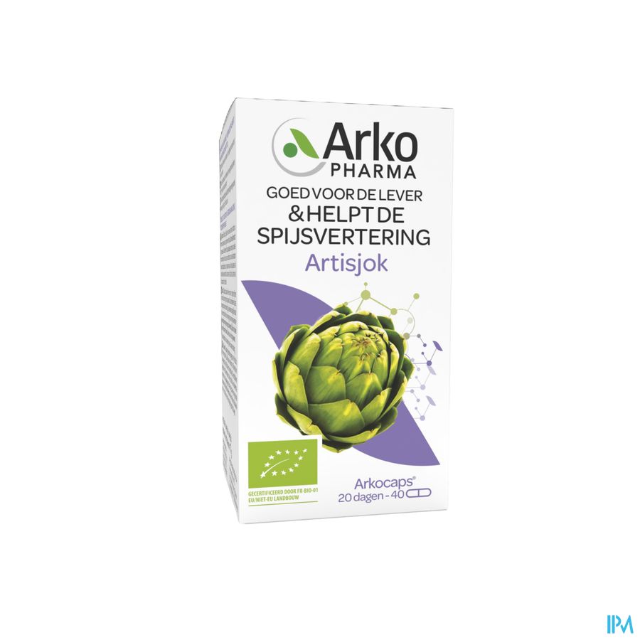Arkopharma Arkogélules Artichaut Confort Digestif Bon pour le foie et aide à la digestion Complément Alimentaire 40 Gélules