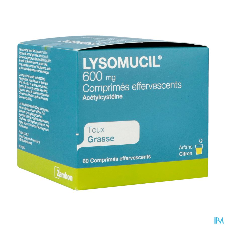 Lysomucil 600 Comp Eff. 60 X 600mg