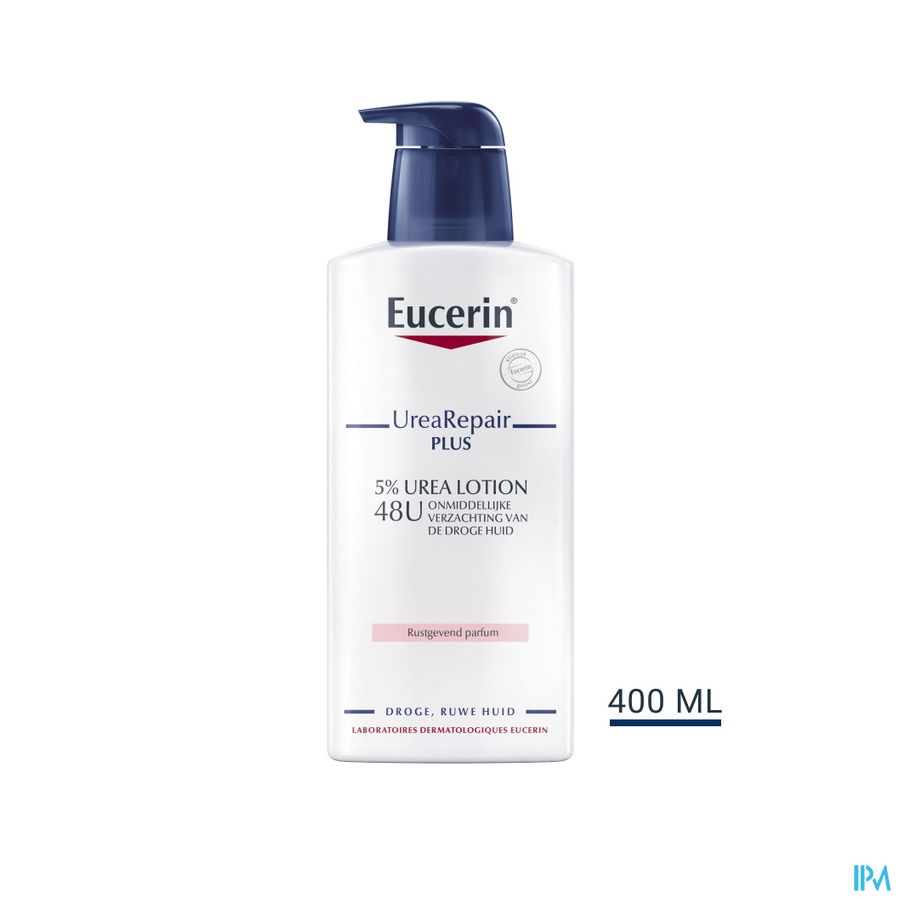 UreaRepair Plus Émollient 5% d'Urée Parfum Apaisant Peau Sèche et Rugueuse avec pompe 400ml