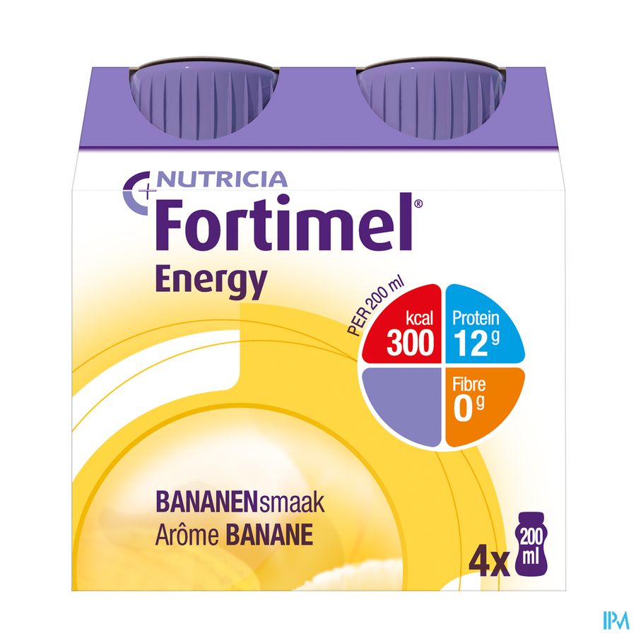 Fortimel 1.5kcal Goût Banane Bouteilles 4x200ml