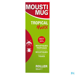 Moustimug Tropical Maxx Roller 50% DEET 50 ml