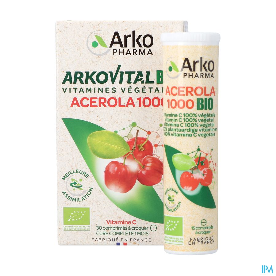 Arkovital Acerola 1000 Bio Comp Croq 30