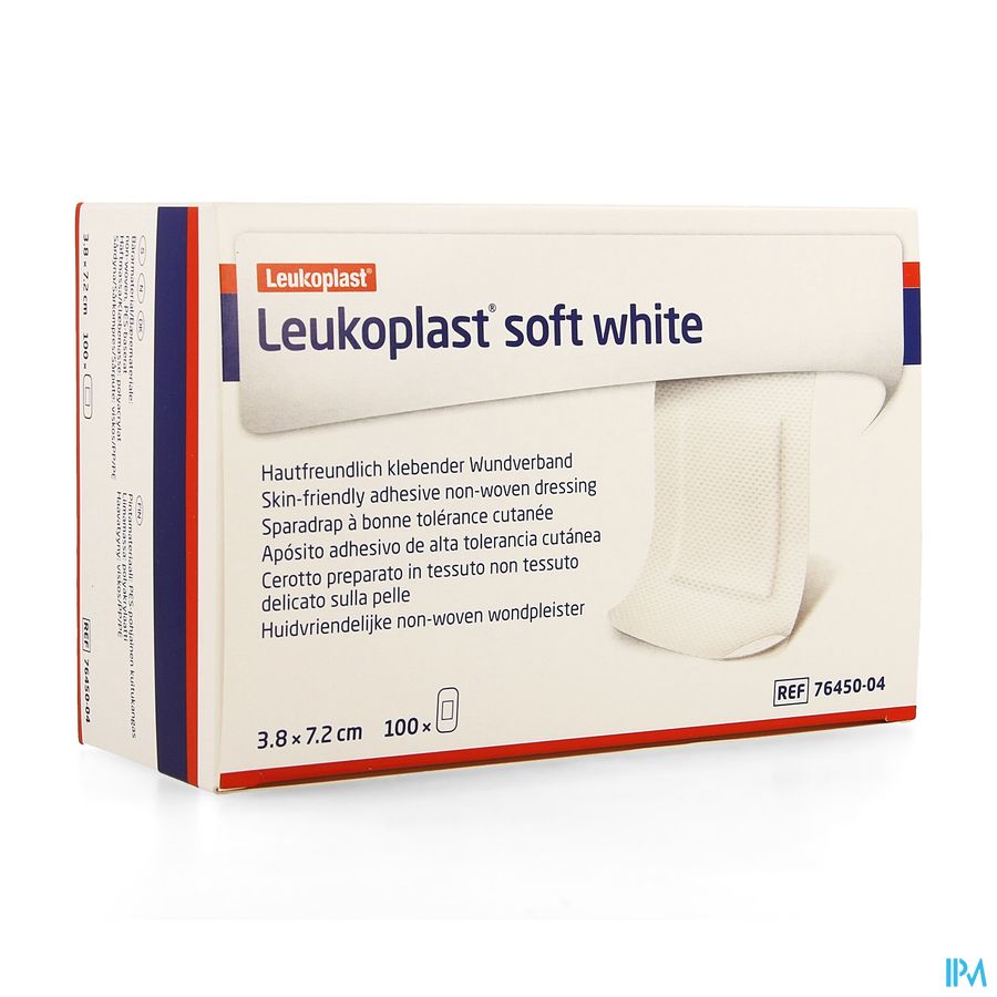 Leukoplast Soft White 38x72mm 100