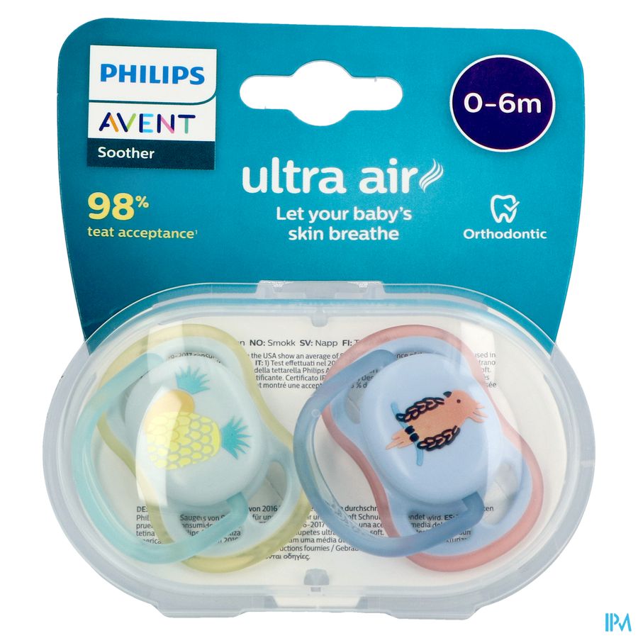 Philips Avent Sucette +0m Air Ananas