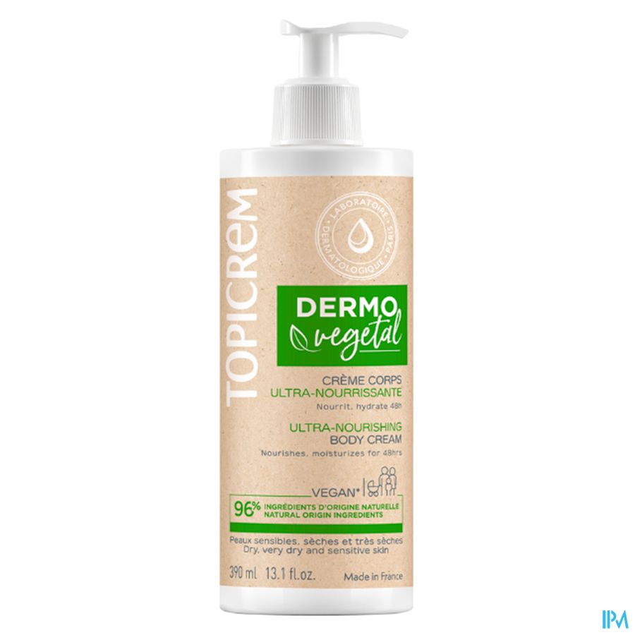Topicrem Dermovegetal Ultra-nouris. Cr Corps 390ml