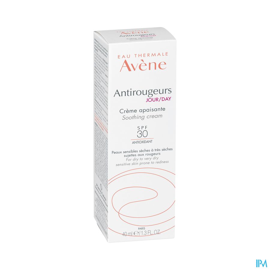 Eau Thermale Avène - Crème apaisante SPF30 Antirougeurs JOUR