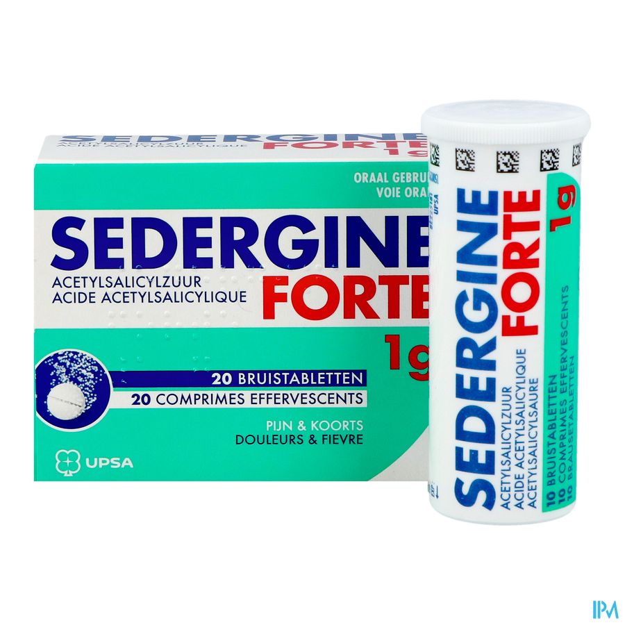Sedergine Forte 1g Comp Efferv. 20